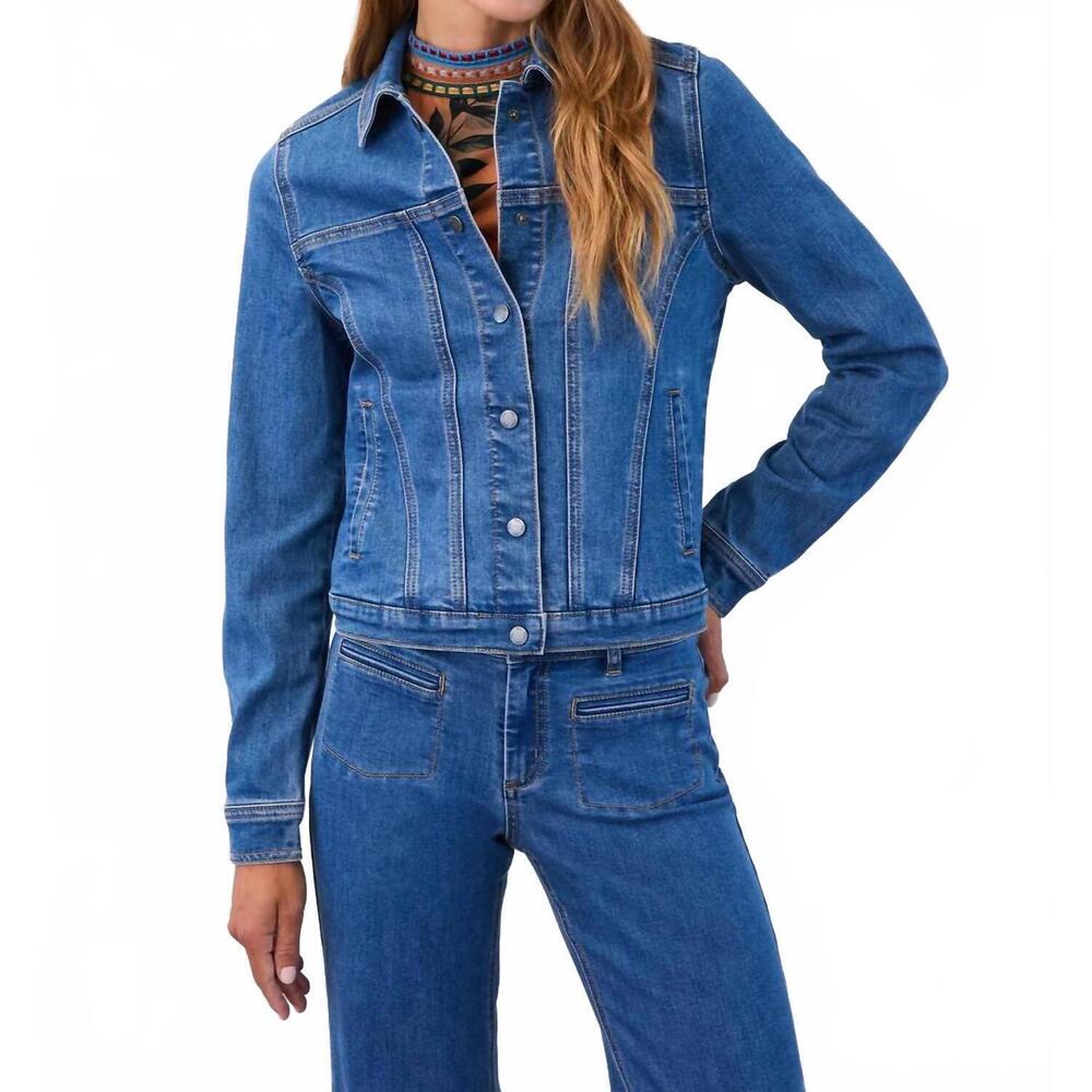 NEW FDJ basic denim jacket in blue